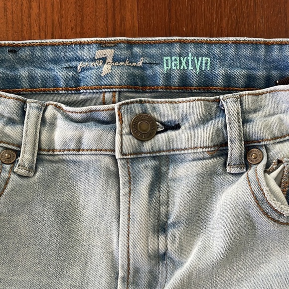 7 for All Mankind: Girls Paxtyn Slim Fit Jeans, Size 10 - Picture 4 of 8